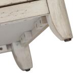 Farmhouse Reimagined Door Chair Side Table w/ Charging Station - Image 8