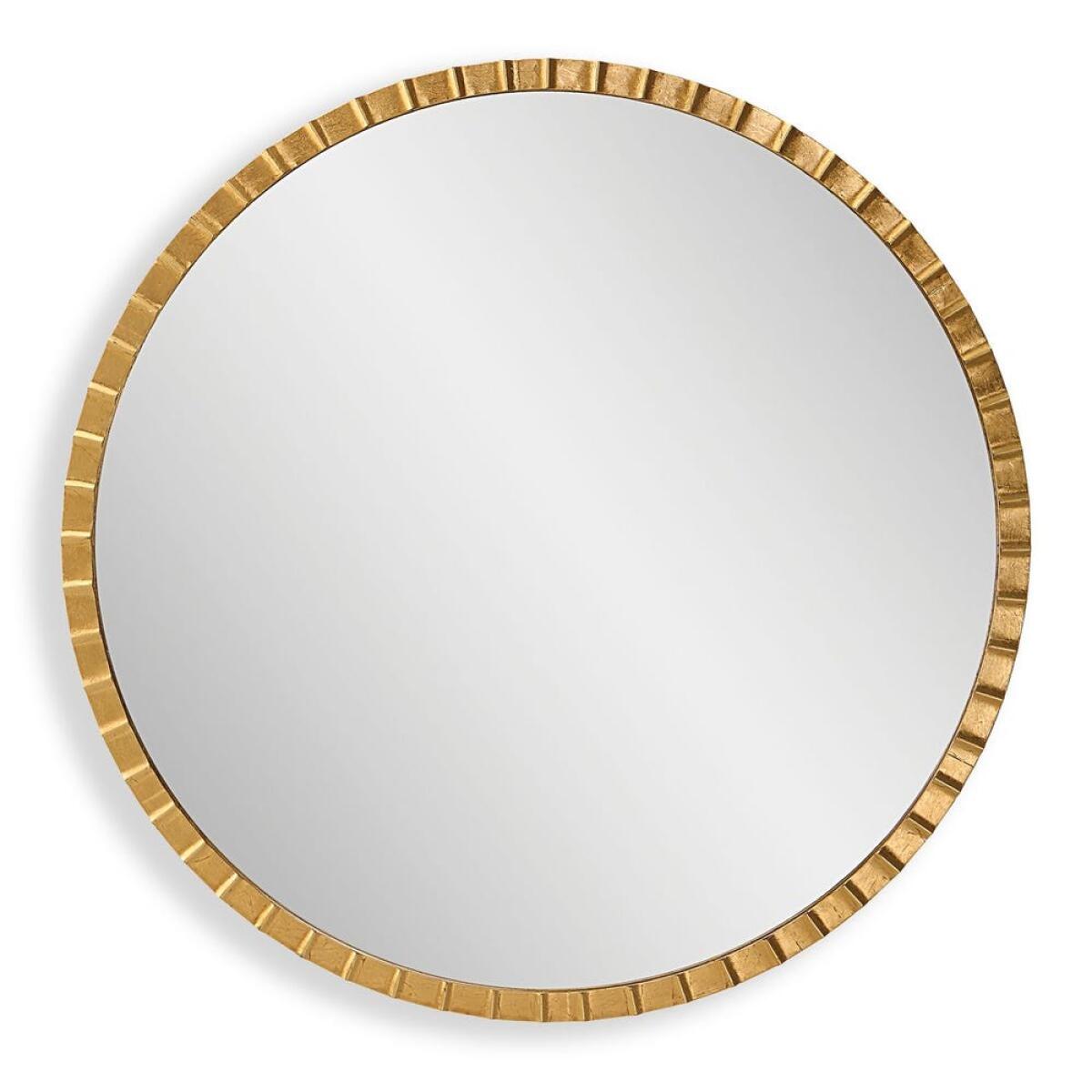 Dandridge Round Mirror, Gold Mirrors Gold 2 Dandridge Round Mirror, Gold Mirrors Gold 2