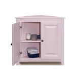 Pine Cabinets and Bookcases Corner Shelf with Doors - 73235