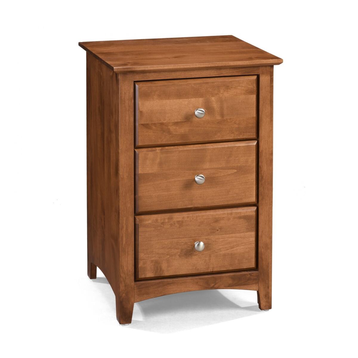0f82eee86ec298fc6f75133a95044915 Shaker 3 Drawer Nightstand - 61431 - Image 1