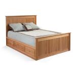 Storage Beds Chest Bed - Low Storage & Tall Footboard - Lowwithblankpedestal
