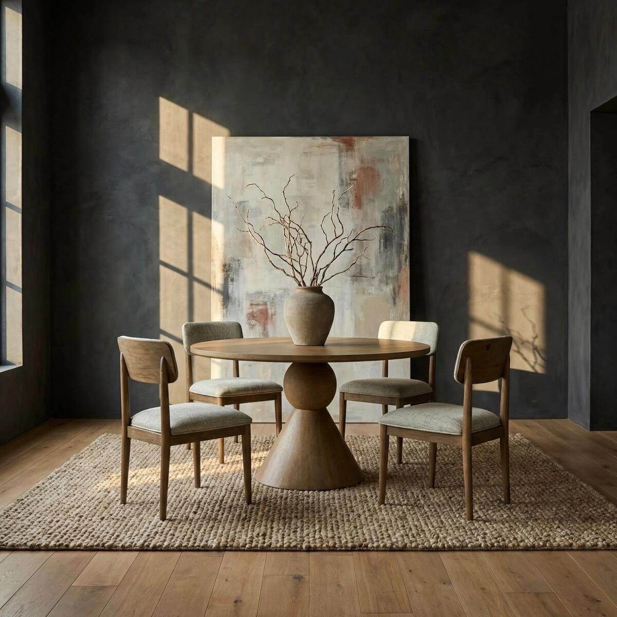 15fda3b3f9f199d0b21a0f80d47c069c 5 Piece Pedestal Table Set - Image 1