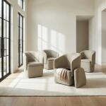 Sand Accent Dining Chairs - Set of 4