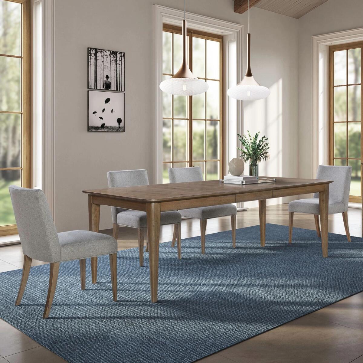 443f10edf5953ca10595ee5680fdb444 Hendrix Place Opt 5 Piece Rectangular Table Set - Image 1