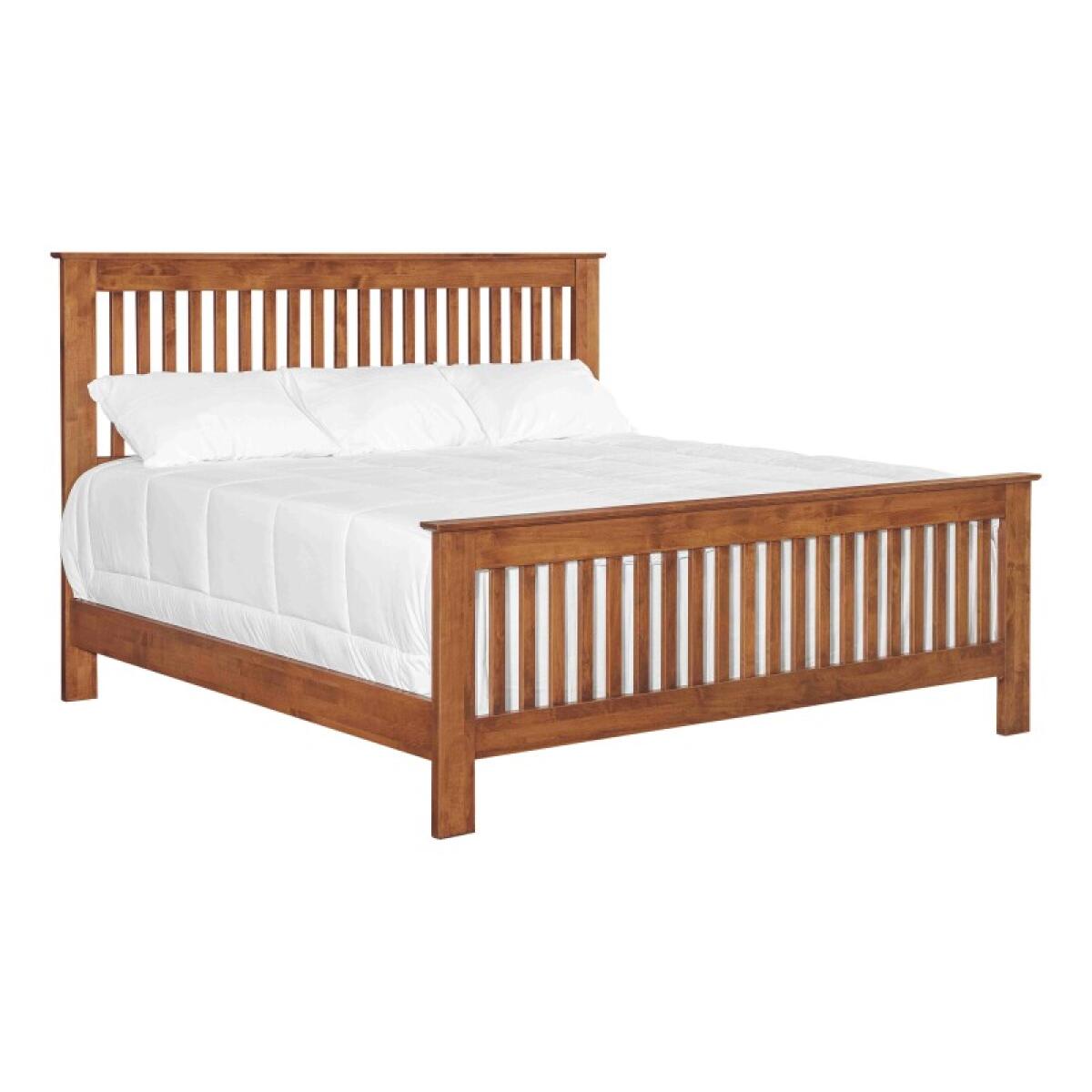 5dcc1698b0d60c974e5a839ae60f2947 Shaker Slat King Bed - Low Footboard - 61354 - Image 1