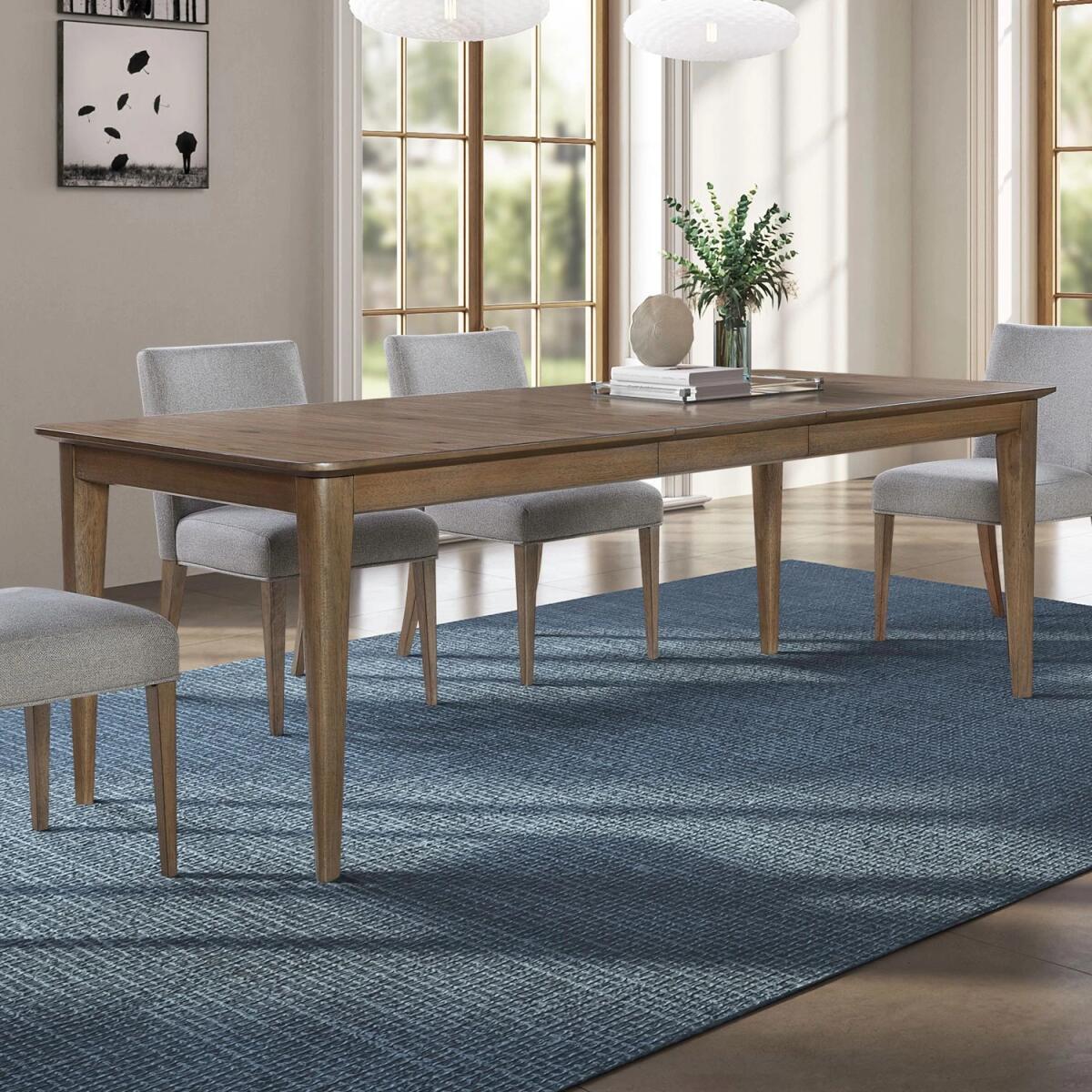 64fe62d2f0811f320c8fbefd49a411aa Rectangular Leg Table - Image 1