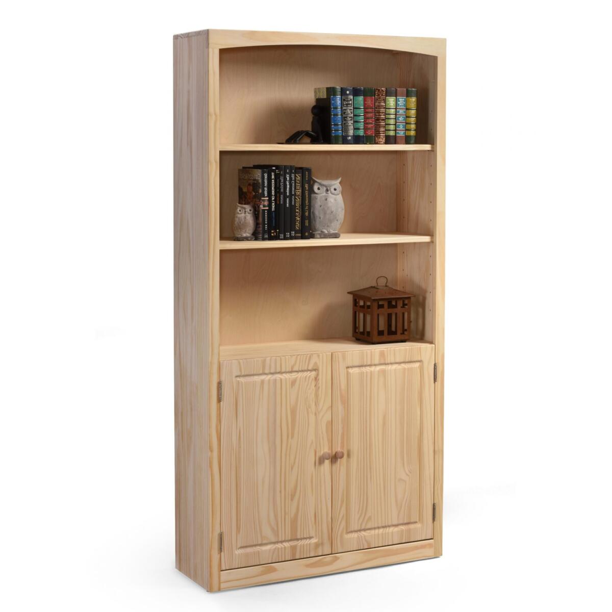 6a1f6e7d612728bd1bbdb5beeae705b8 Pine Cabinets and Bookcases Bookcase 36 X 72 with Doors - 3672D - Image 1