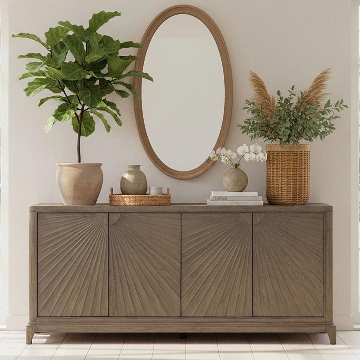 6c1095f689b89bae080093396ac34611 4 Door Accent Cabinet - Image 1