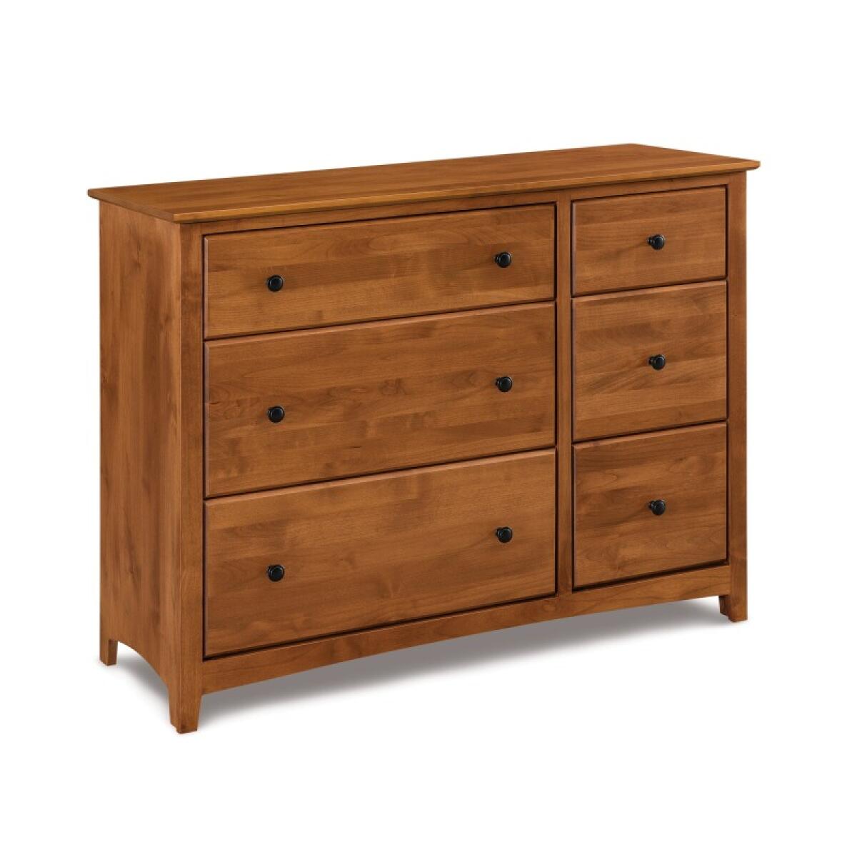 6f3ba1b1cbe2d5c6b2178b5656927635 Shaker 6 Drawer Combo Dresser - 61561 - Image 1