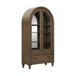 Americana Farmhouse Arched Display Cabinet - Image 2