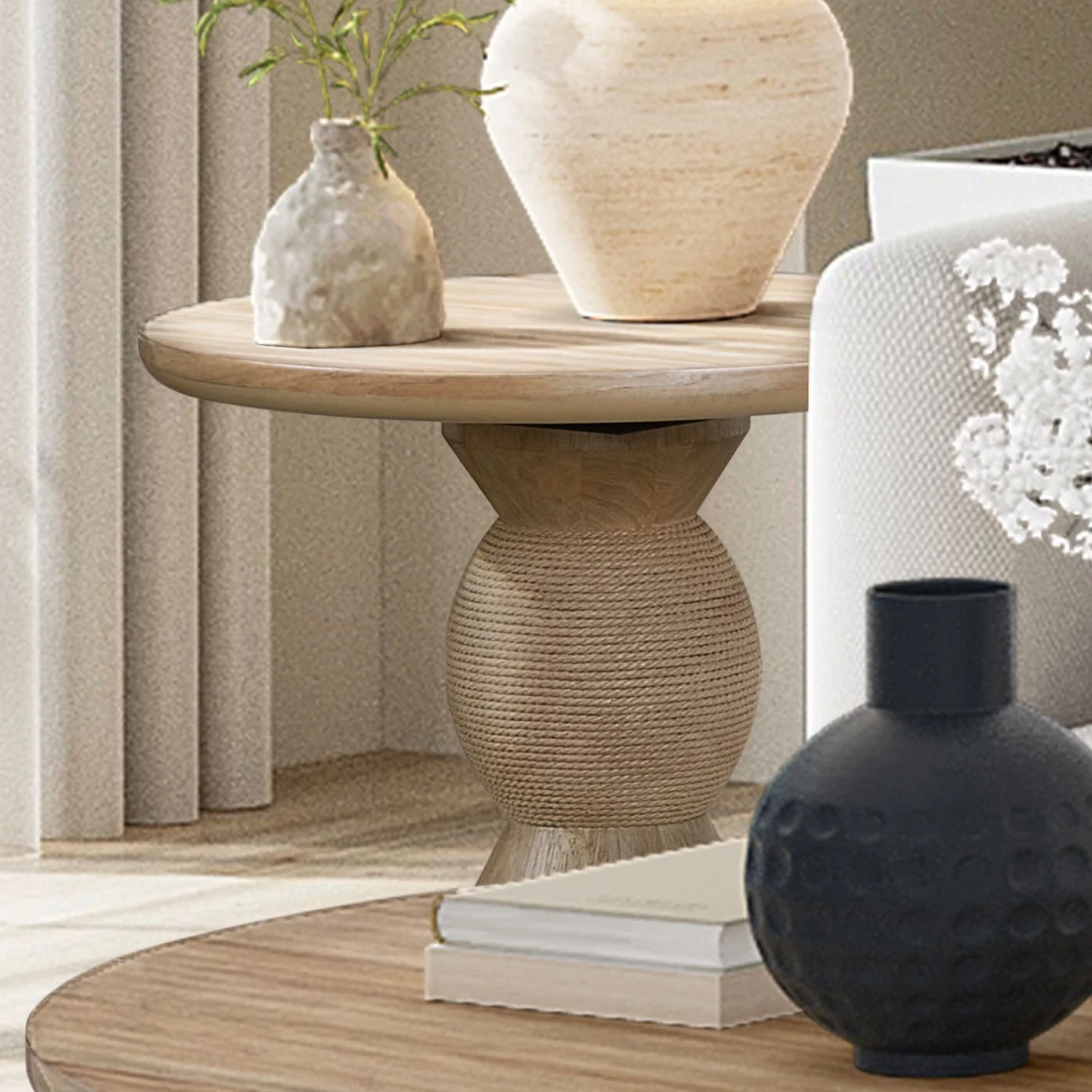7307b06dfe9ec1f174a9cc945117cba3 Briarcrest Round End Table Base - Image 1