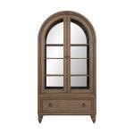 Americana Farmhouse Arched Display Cabinet - Image 3
