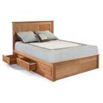 Storage Beds Chest Bed - Low Storage & Low Footboard - Lowwithtwo3drawerpedestals