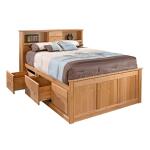 Storage Beds Chest Bed - Tall 3 Drawer - Tallwith3DeepDrawersandBookcaseHeadboard