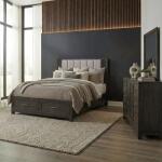 Queen Storage Bed, Dresser & Mirror