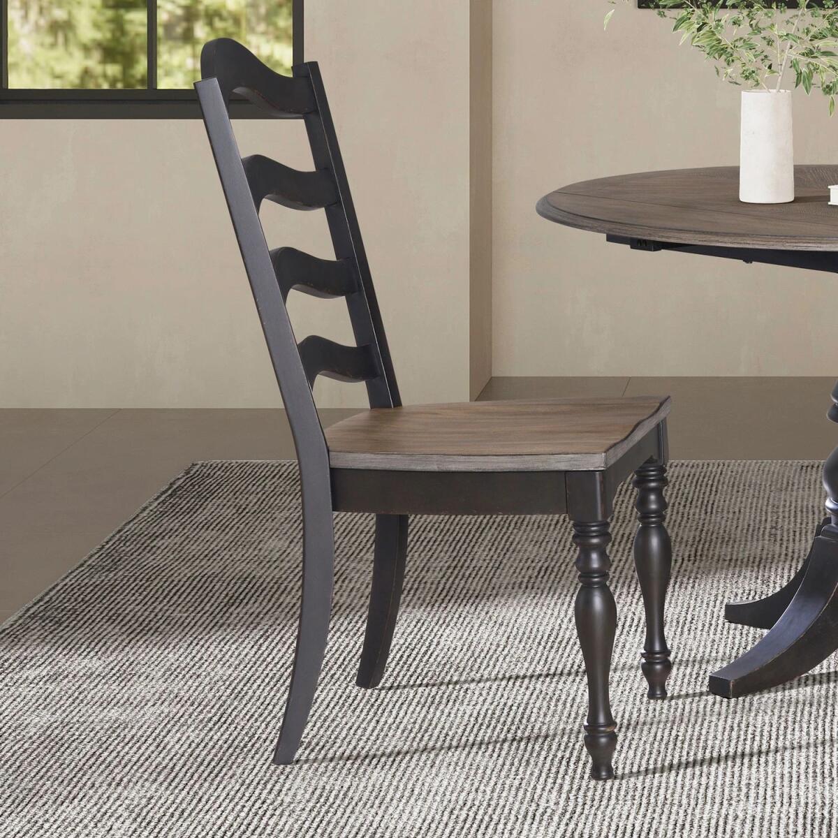 fbe5d19b9fdbdb230ce05688709e1bf4 Ladder Back Side Chair (RTA) - Image 1