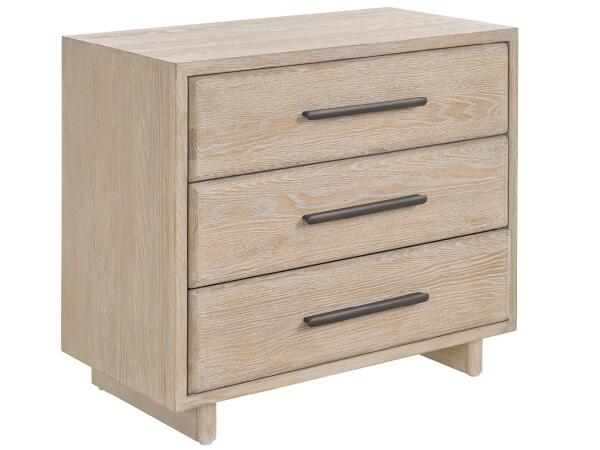 Modern Desert Three Drawer Nightstand - Image 3