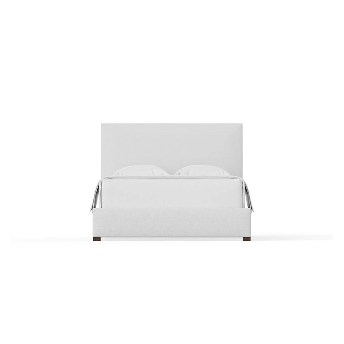 1cb484939f21d618ebee985c29a4fb76 Choices Custom Bed Collection Amelia Upholstered Bed - Pure White - 100-551P-155P-822P,100-661P-166P-822P - Image 1