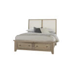 Woodbridge Upholstered Bed With Storage -white - 821-551-051-050B-502-555; 821-661-061-066B-502-666