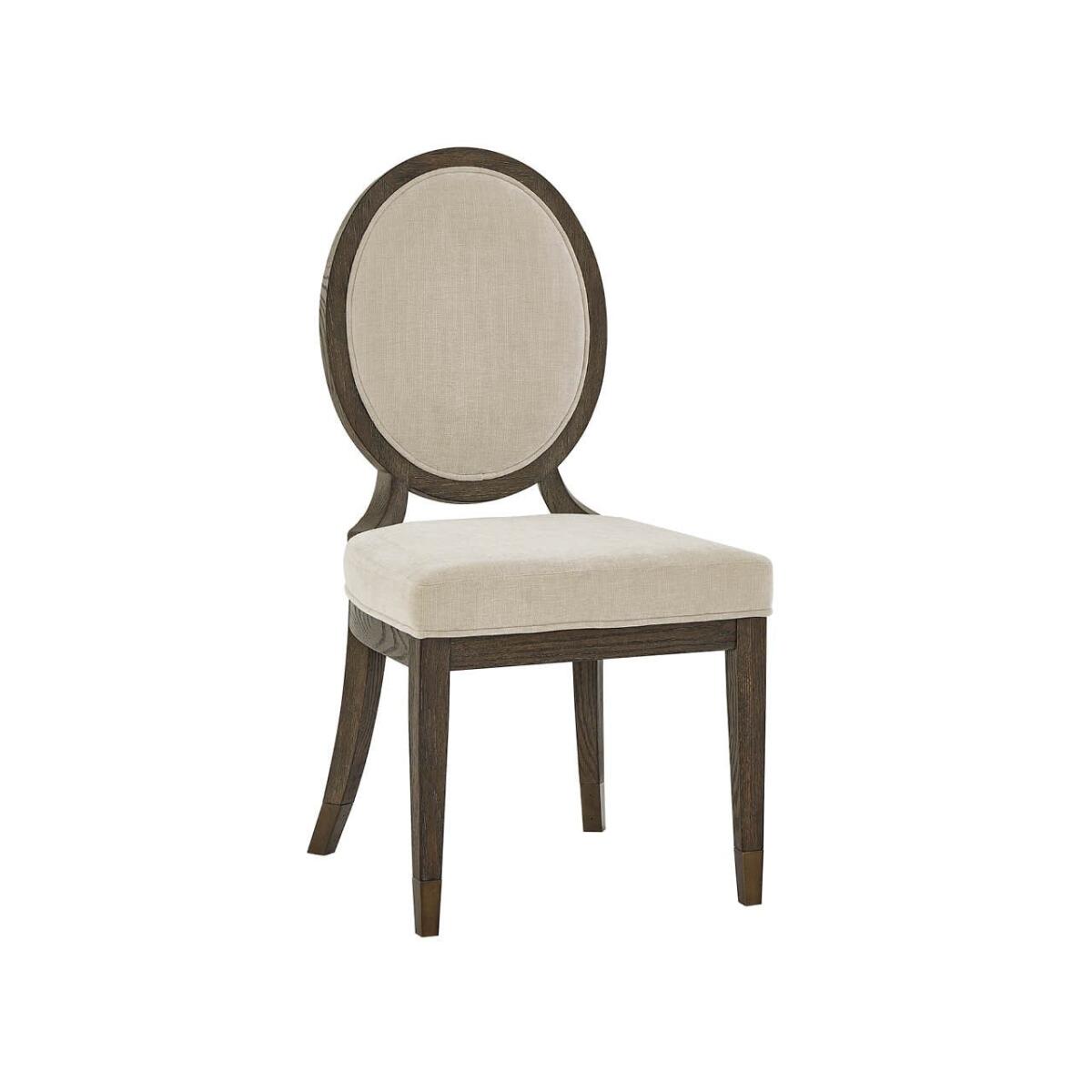 25926bbf064917e5b66aa2dd9a851930 Montclair Cocoa Oval Side Chair - Image 1