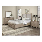 Woodbridge Upholstered Bed With Storage -grey - 821-551-052-050B-502-555; 821-661-062-066B-502-666 - Image 3