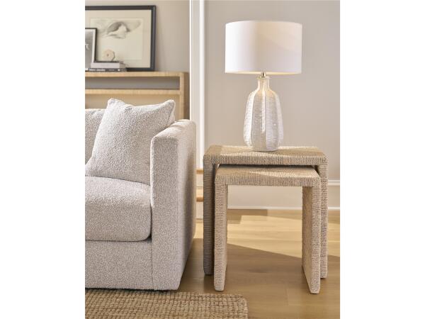 Oasis- Coastal Living Home Collection Abaca Nesting Tables - Image 2