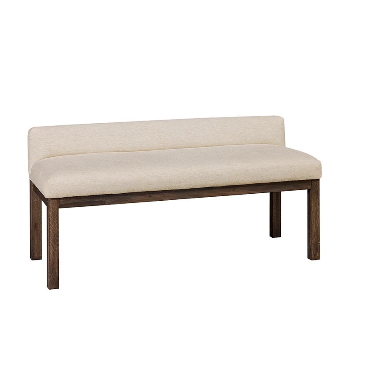 32521656525e41e7200b2b3735e9063d Joinery Ivory Cream Uph Bench - 190-080I - Image 1