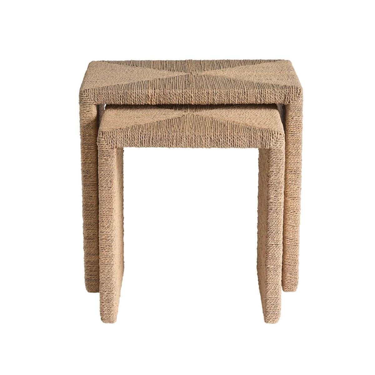 34160c18f2b07d342a006040803a51e9 Oasis- Coastal Living Home Collection Abaca Nesting Tables - Image 1