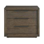 Modern Sable Plinth Nightstand