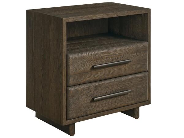 Modern Sable Open Storage Nightstand - Image 3