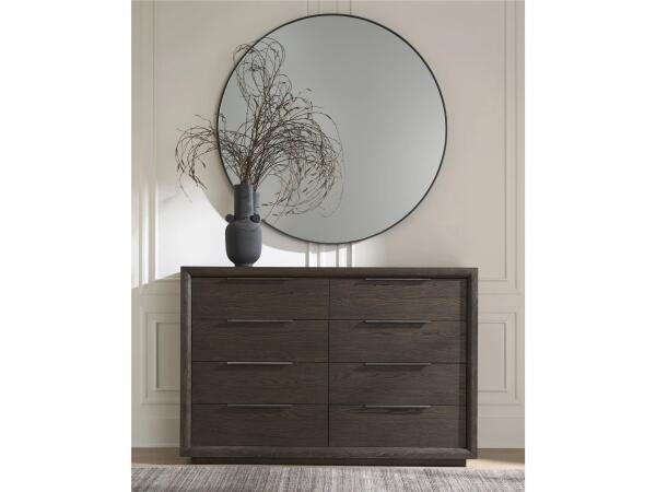 Modern Round Accent Mirror - Image 3