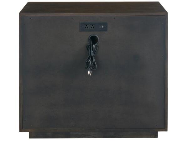Modern Sable Plinth Nightstand - Image 6