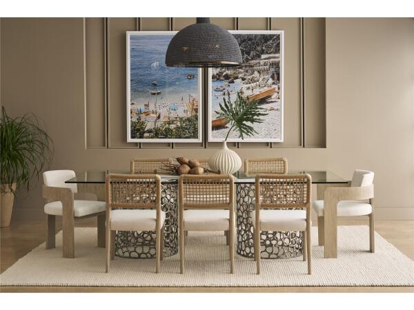 Oasis- Coastal Living Home Collection Coral Rectangle Dining Table - Image 2