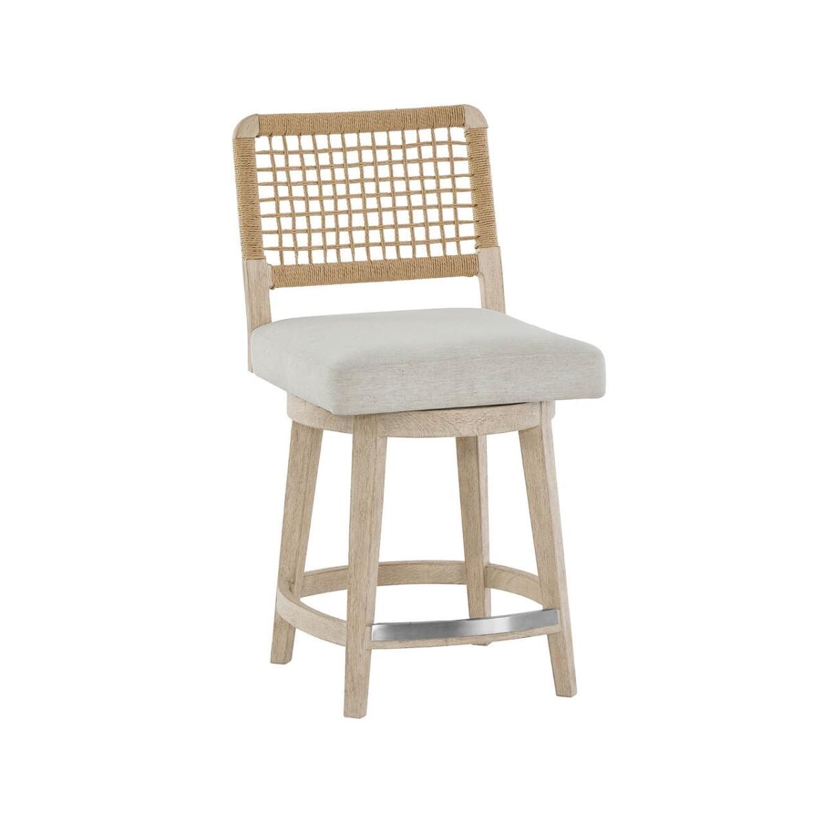 4fae6dd5921ea606e439ba7ab6074101 Oasis- Coastal Living Home Collection Dockside Swivel Counter Stool - Image 1