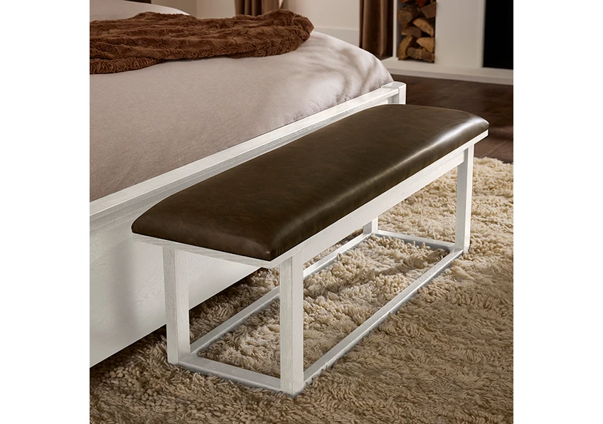 500c761cff82d82e49a54449eaf9c19d Lodge & Loft Uph Bench - Sedona Brown - 844-080Y - Image 1