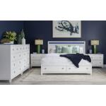 1160 Summerland BR Complete Panel Bed W Storage Queen White Finish White Finish 5/0 - Image 6