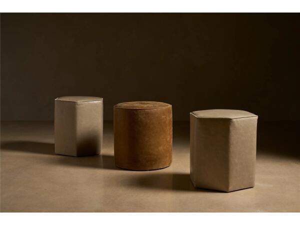 Gemma Round Ottoman - Special Order - Image 3