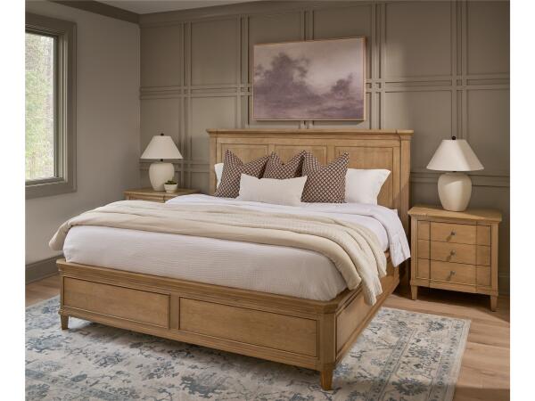 Birchaven Brindle Storage Bed King - Image 4