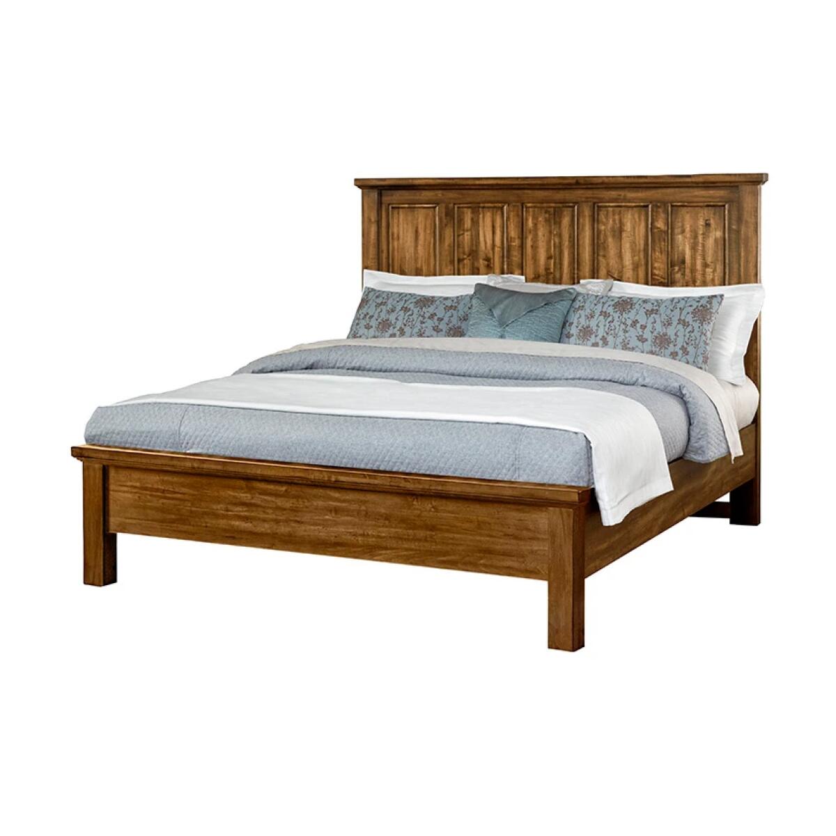 5bc5d3fad94c83b0bce7094d6ba49e8a Maple Road Mansion Bed With Low Profile Footboard - 118-559/955/722, 118-669/966/733/MS2, 118-669/966/944/MS2 - Image 1