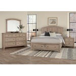 Woodbridge Arch Bed With Storage Footboard - 821-557-050B-502-555; 821-667-066B-502-666 - Image 4