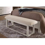 Lodge & Loft Uph Bench - Ivory Cream - 844-080I