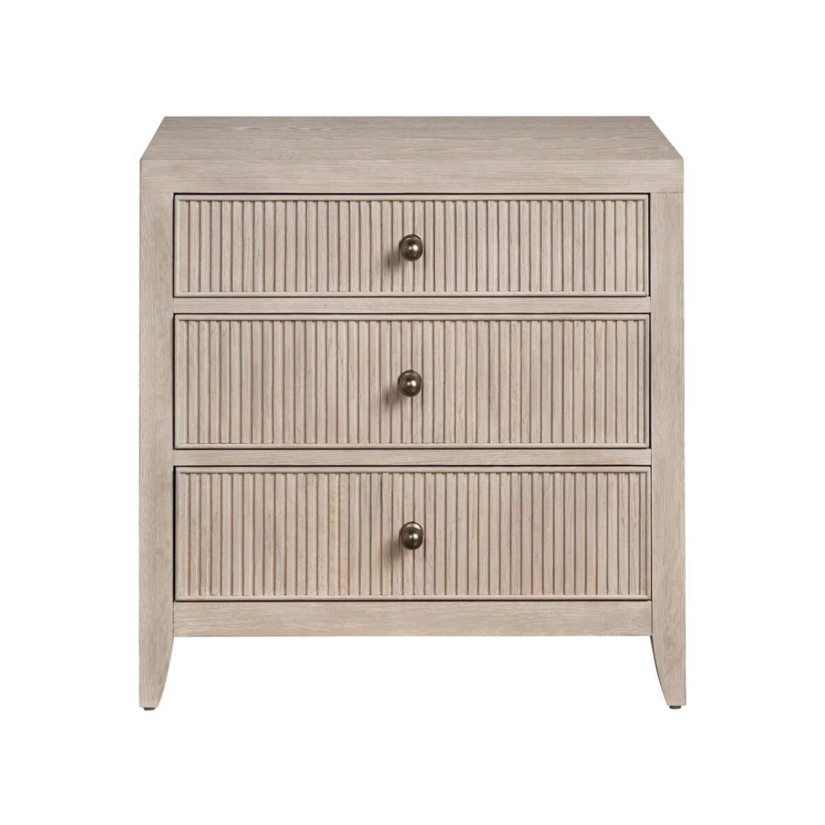 61380225b7b2f86cee178c8154300312 Avaline Carmen Three Drawer Nightstand - Image 1