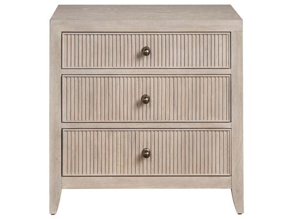 Avaline Carmen Three Drawer Nightstand