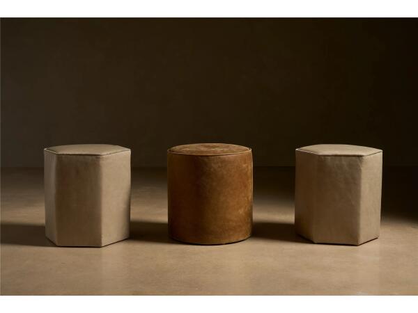 Gemma Round Ottoman - Special Order - Image 2