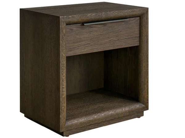 Modern Sable One Drawer Nightstand - Image 4
