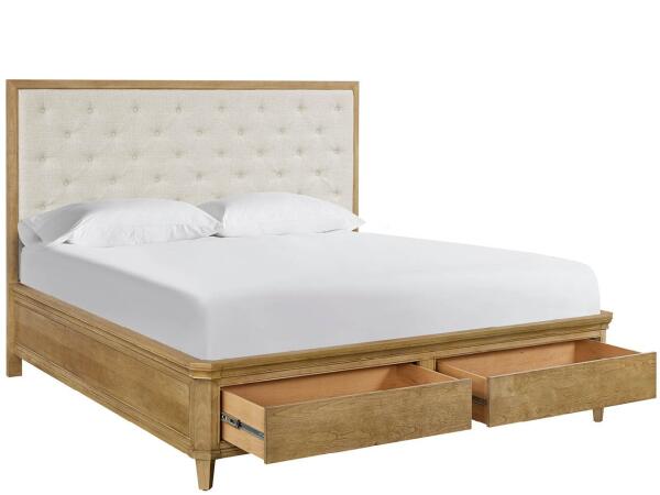 Birchaven Brindle Upholstered Storage Bed King - Image 3