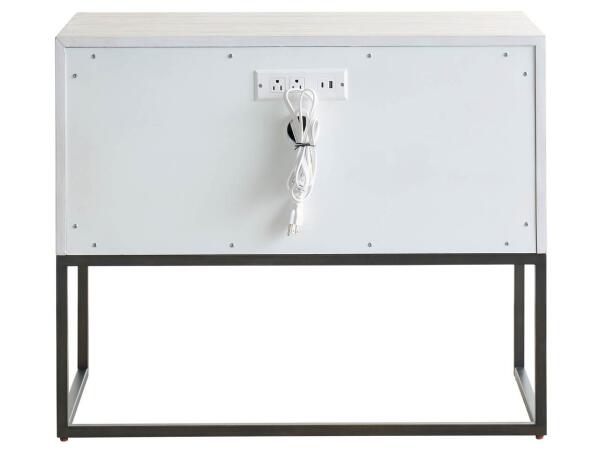 Dwell River Rock Metal Base Nightstand - Image 4