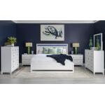 1160 Summerland BR Complete Panel Bed King 6/6 White Finish - Image 6