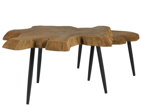 Oasis- Coastal Living Home Collection Driftwood Nesting Tables - Image 5