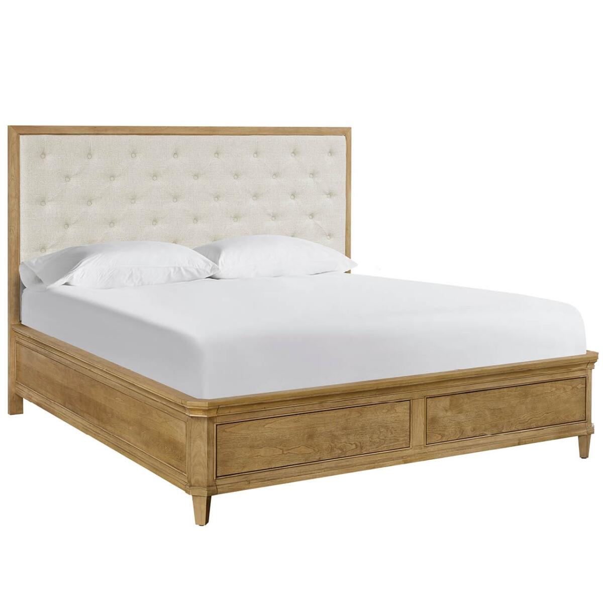 752815cbf728019b2027a28ecb37adc1 Birchaven Brindle Upholstered Storage Bed King - Image 1